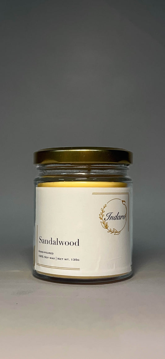 Sandalwood – Hand-Poured Soy Wax Candle